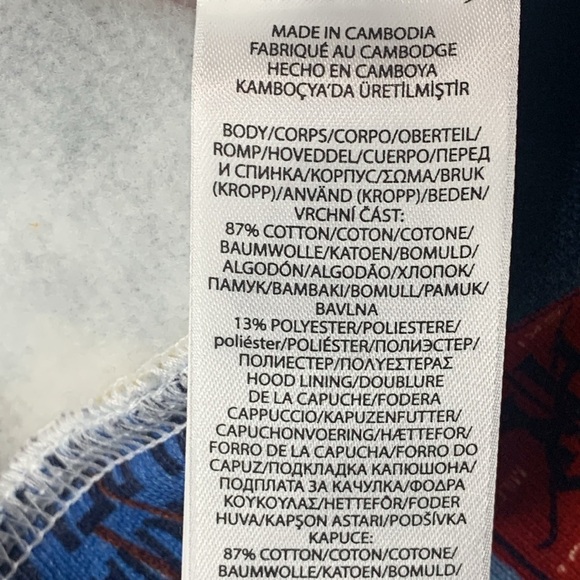 Men’s Polo Ralph Lauren Ski-Theme Fleece Patchwork Hoodie Men’s Size XL NWT - Picture 4 of 10